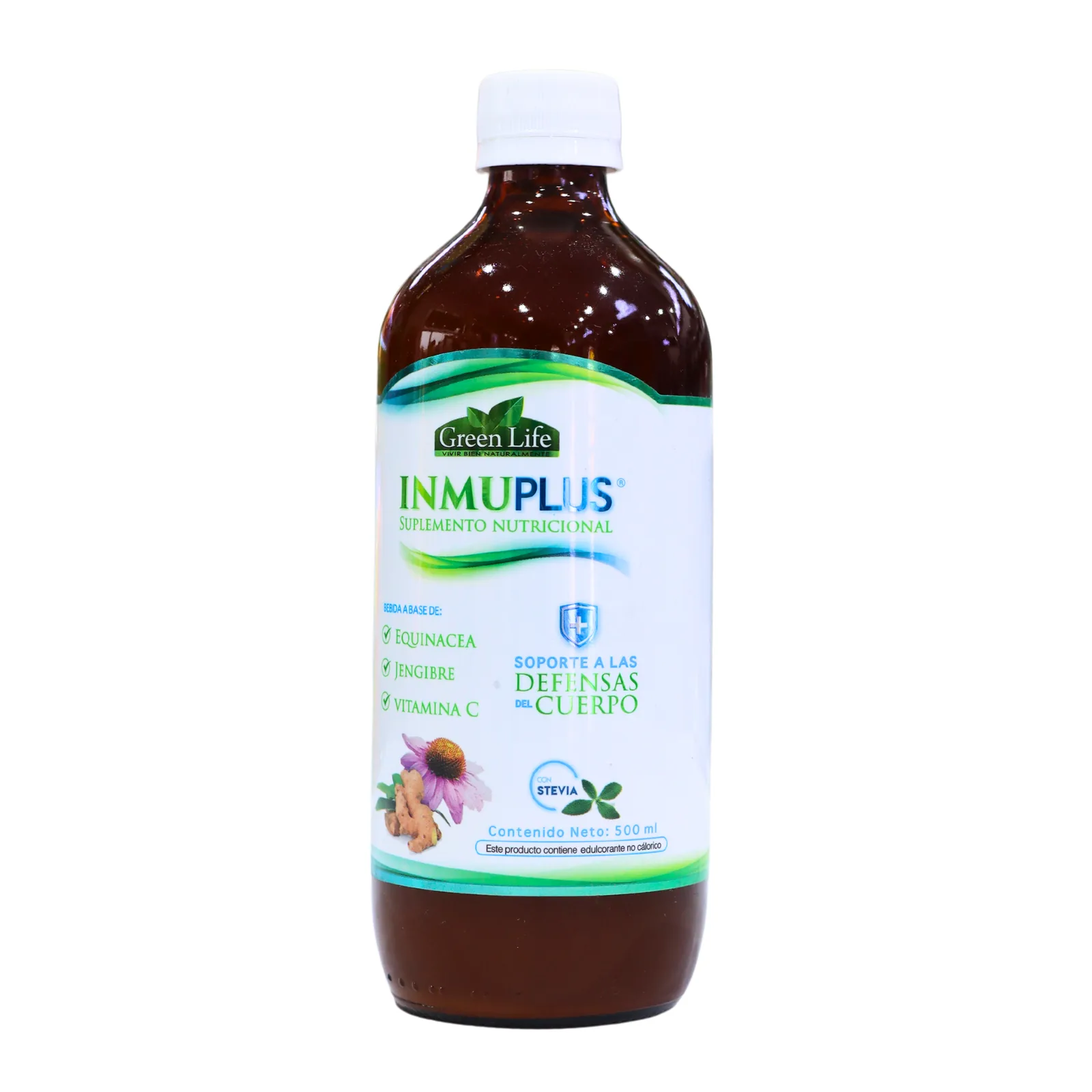 Presentación de INMUPLUS 500ML – GREEN LIFE