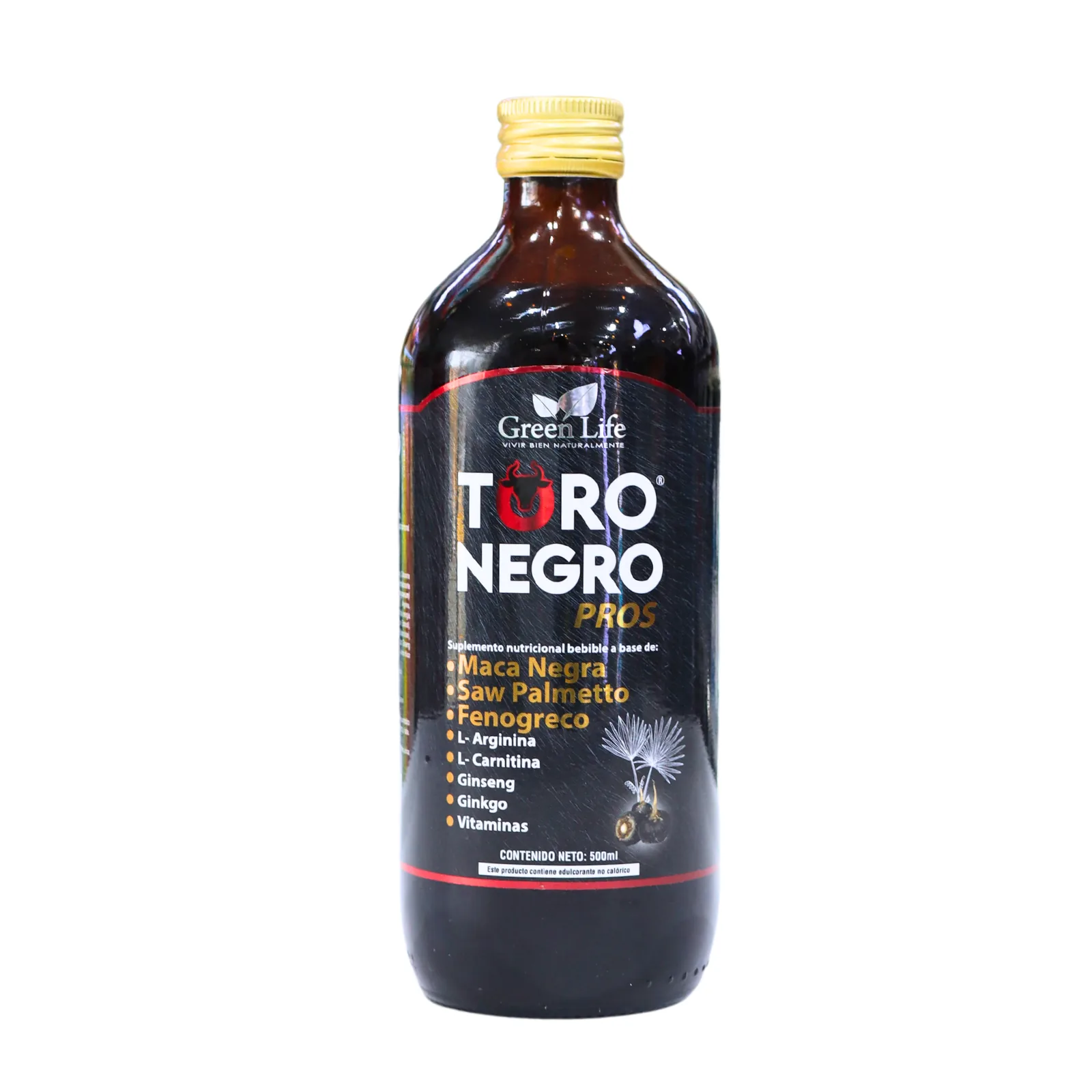 Presentación de TORO NEGRO PROS 500 ML – GREEN LIFE