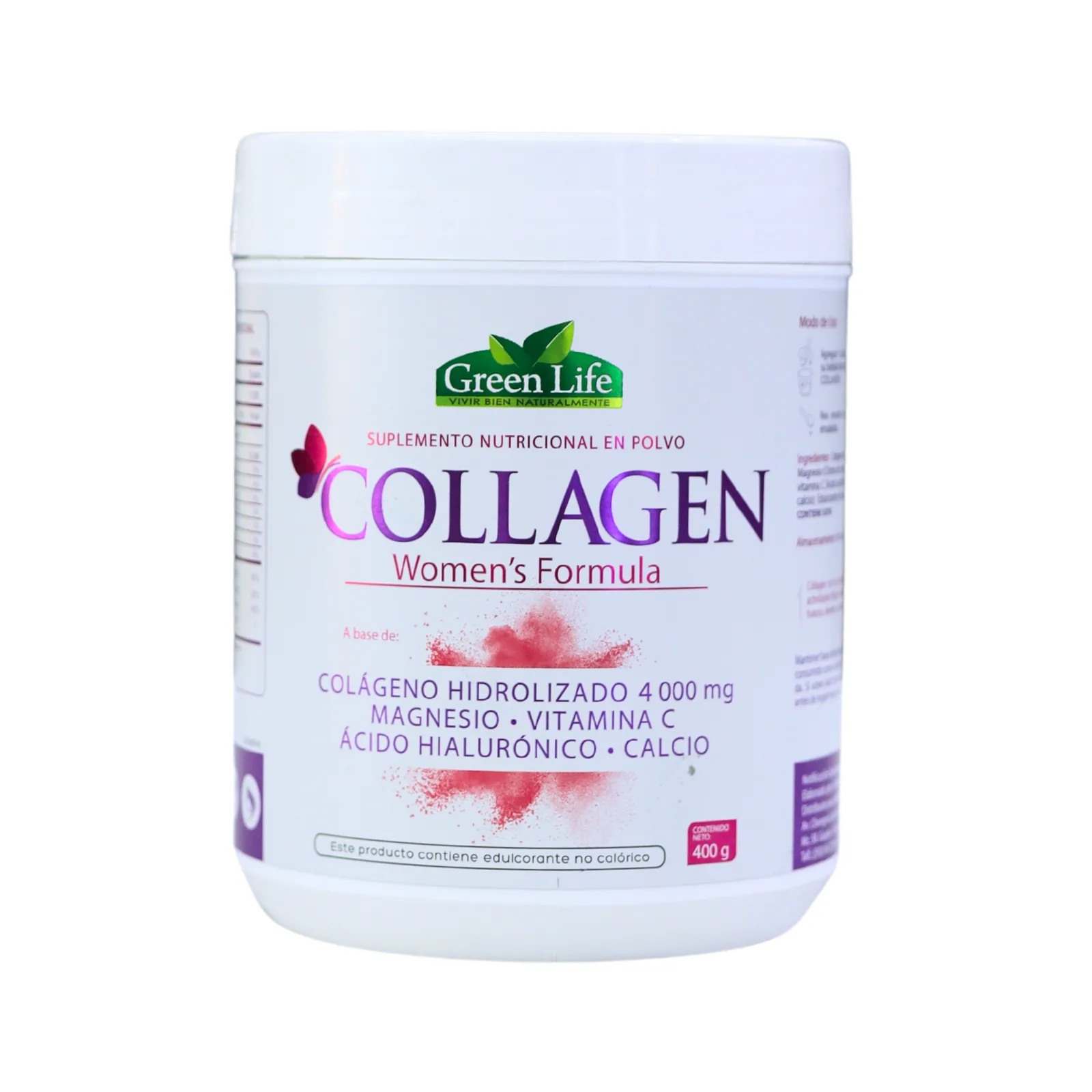 Presentación de COLLAGEN WOMEN’S FORMULA 400GR – GREEN LIFE