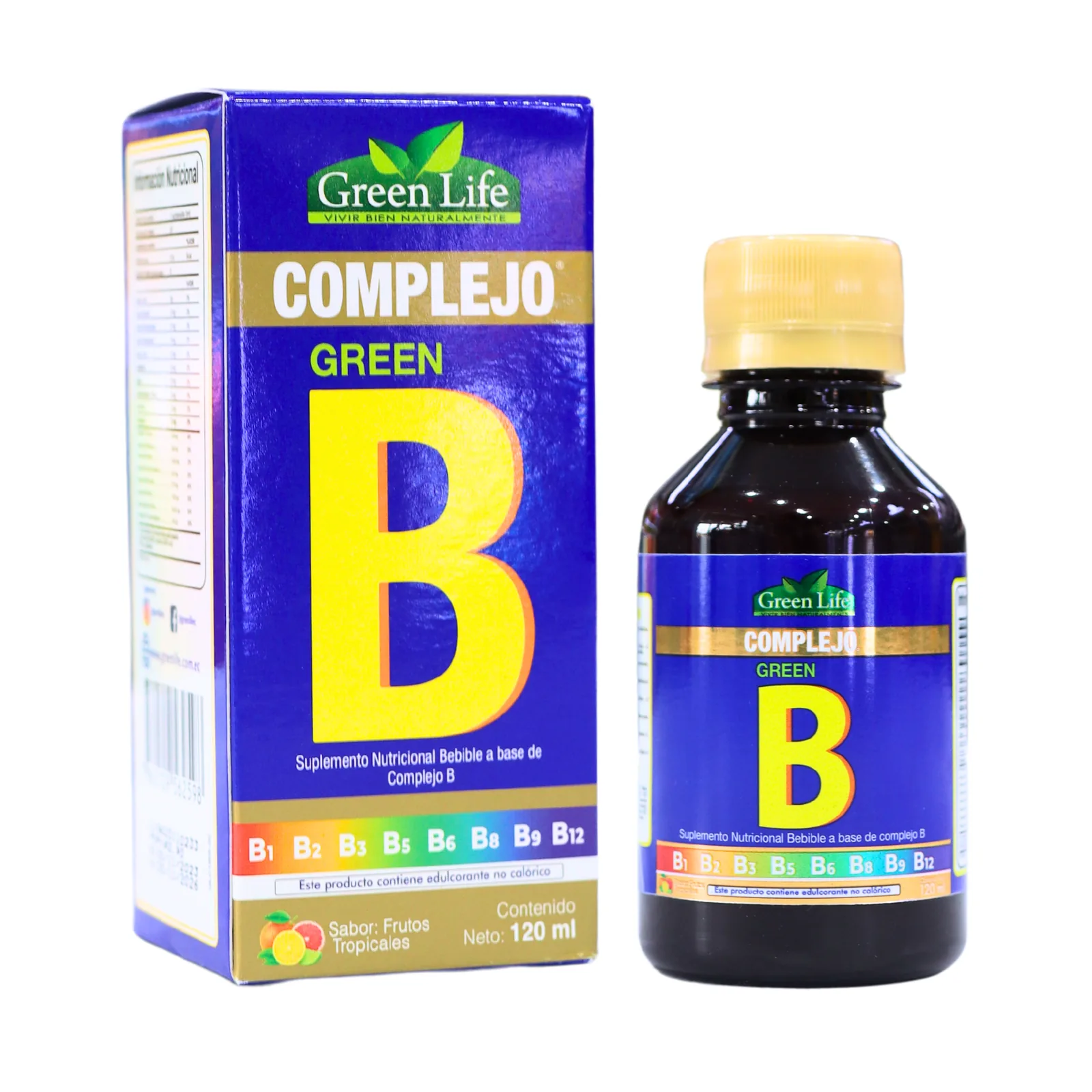 Presentación de COMPLEJO B 120 ML – GREEN LIFE