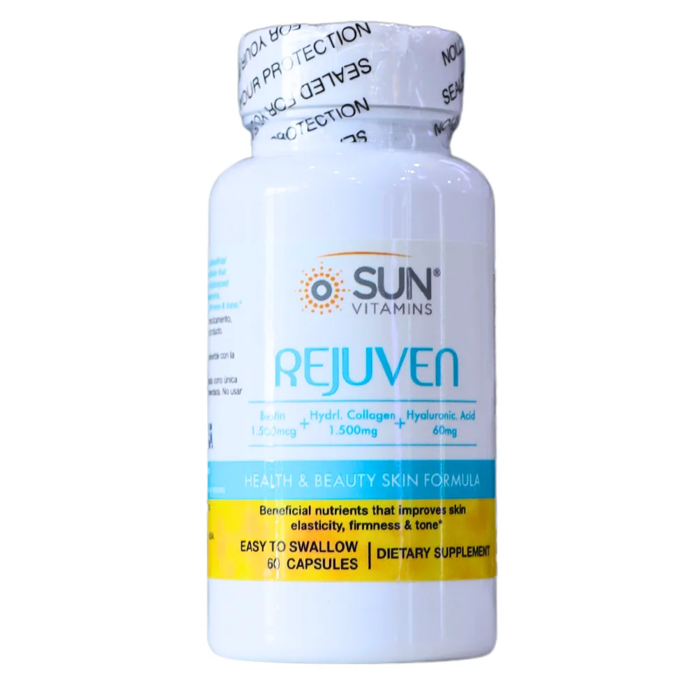Presentación de REJUVEN 60 CÁPSULAS – SUN VITAMINS