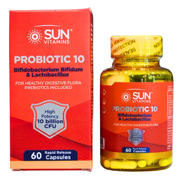 Presentación de PROBIOTIC 10 (60 CÁPSULAS) – SUN VITAMINS