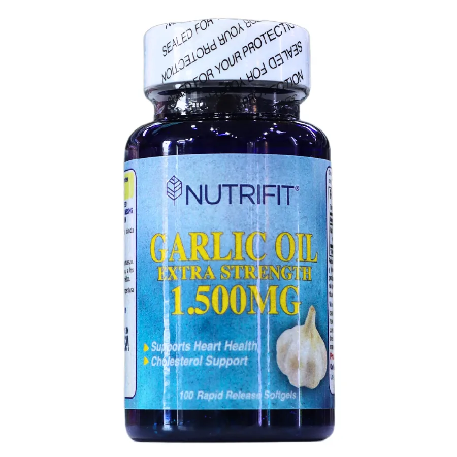 Presentación de GARLIC OIL 1500 MG (100 SOFTGELS) – NUTRIFIT