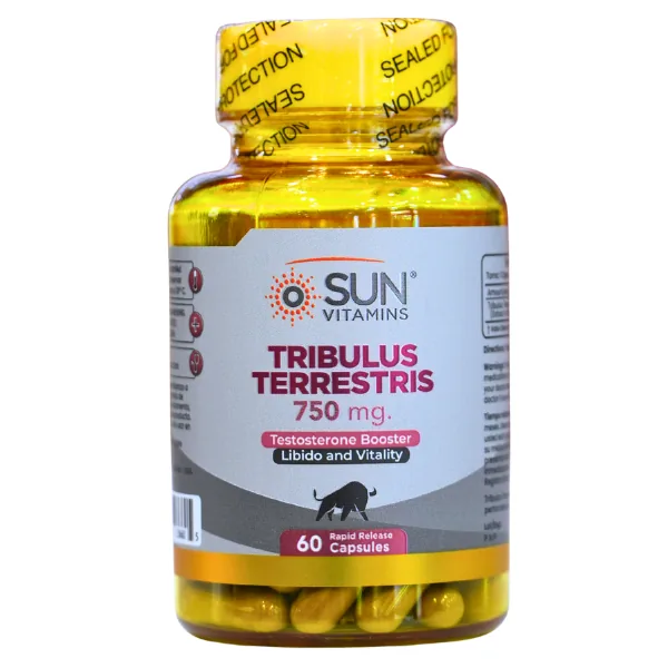 Presentación de TRIBULUS TERRESTRIS + 60 CAP – SUN VITAMINS