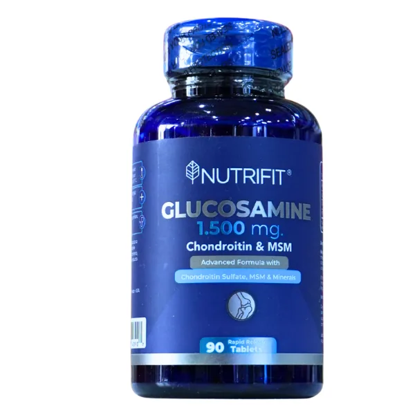 Presentación de GLUCOSAMINE 1.500MG + 90 TAB – NUTRIFIT