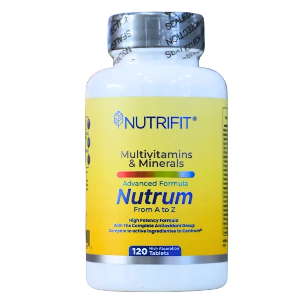 Presentación de NUTRUM MULTIVITAMINS & MINERALS+ 120 TAB – NUTRIFIT