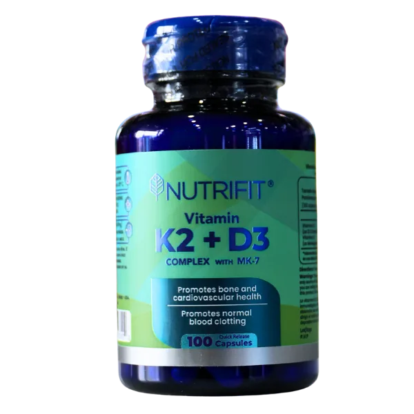 Presentación de K2 + D3 + 100 CAP – NUTRIFIT