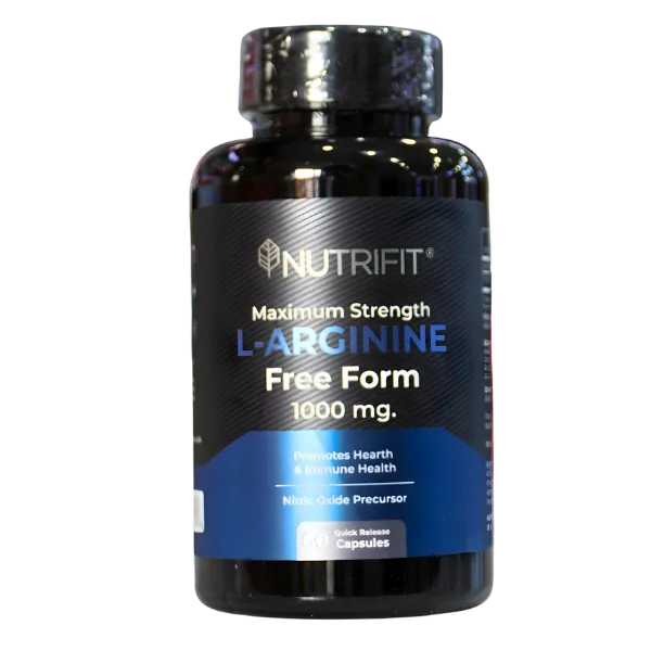 Presentación de L-ARGININE + 60 CAP – NUTRIFIT